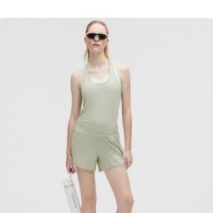 Women's Athletic Shorts in Light Green